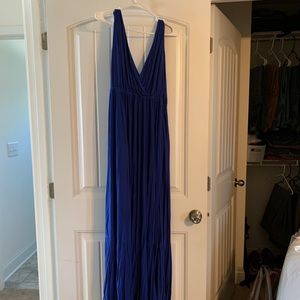Royal Blue Maxi Dress. With POCKETS!